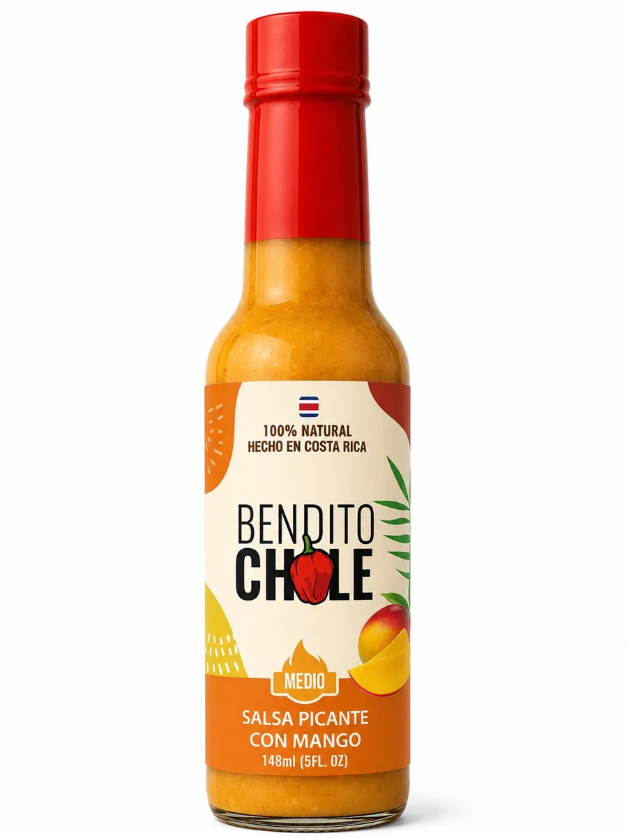 Salsa picante con mango
