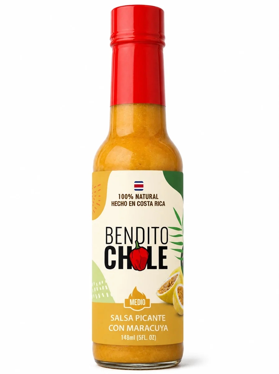 Salsa picante con maracuyá